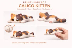 Cute Flexi Kitten Keychain