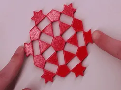 Flex-Hex Fidget Star – Squishy Geometric Toy