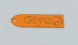 Giyu Keychain
