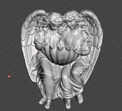 Home Decorations & Ornaments STL تنزيل - ديكور حائط الملائكة - celticverse