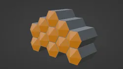 Honeycomb stackable boxes