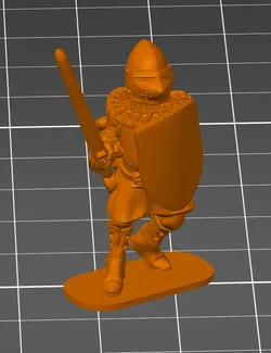 Knight with pig-faced helmet REMIX