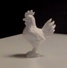 Low poly chicken