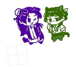 Maomao & Jinshi  Keychain | The Apothecary Diaries | Easy Print | No Supports