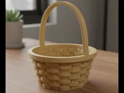 Minimalist Blank Easter Basket