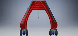 Mobile Light Weight Lunar Inflatable Gantry