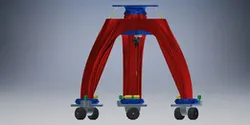 Mobile Light Weight Lunar Inflatable Gantry