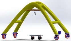mobile lunar gantry