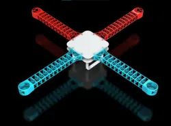 PLUS-CONFIGURATION QUADCOPTER FRAME