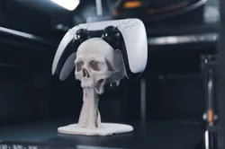 Skull & Tentacle Floating PS5 Controller Holder