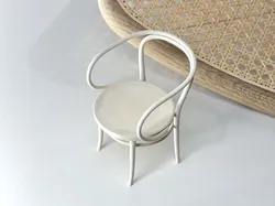Thonet Chair 209 - Thermoformed 1:6 Scale Model - All Parts and Forms