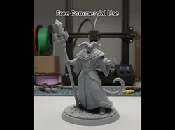 Tiefling Warlock Figure