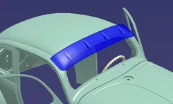 VW Beetle Split Window Visor