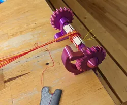 Warp-Weighted Tablet-Weaving Loom V2