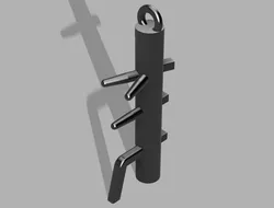 Wing Chun Dummy Keychain