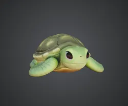 Baby Sea Turtle Figurine – Cute Ocean Animal