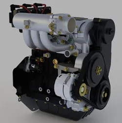 Chery SCR372 DOHC Engine (John Deere Gator 825i)