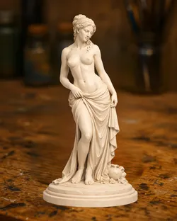 Classical Venus Style Statue – Elegant Draped Figure