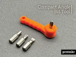 Compact 90° Right-Angle Bit Holder – Ultra-small for tight spaces