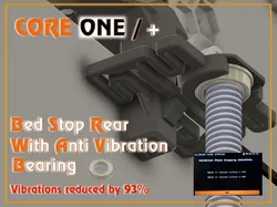 Core ONE / + bed stop rear with anti-vibration bearing