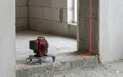 Corner base for cross laser