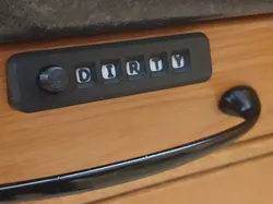 Dishwasher Clean/Dirty Sign (Mini 1/8th Scale)