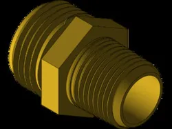 Garden Hose Fitting with NPT Male Threaded End
