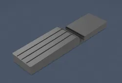 Gridfinity Knife holder 2x8