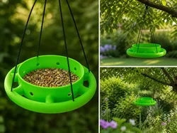 KLab - Comedero colgante moderno para pájaros - Modelo de impresión 3D gratuito