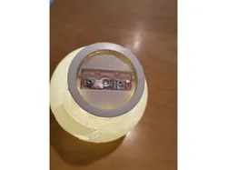 LED Strip Halter für die Mondlampe mit Seitlichem Ausgang für die LED