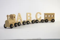 Letter Train - Customizable Alphabet