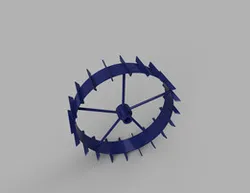 Metallic Mud Wheel