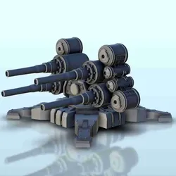 Miniature Games & Accessories STL indir - Viervoudige loopkoepel 1 (+ ondersteunde versie) - miniaturen - Hartolia Miniatures