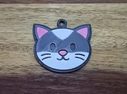 Multicolor Cat keyring (Animal Collection)