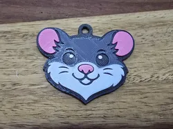 Multicolor Rat keyring (Animal Collection) Fixed