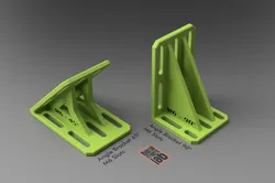 Strong Angle Bracket 45°- 90° - M6 - 1/4x20mm Slots