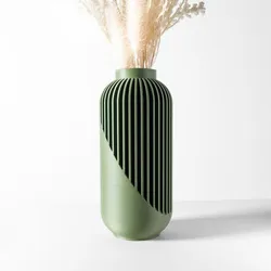 The Yao Vase, Modern and Unique Home Decor for Dried and Preserved Flower Arrangement  | STL File