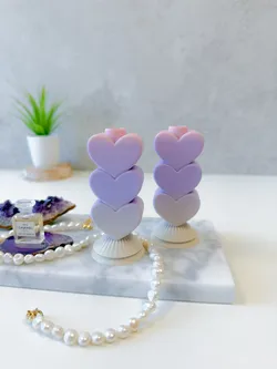 Triple love decor vase