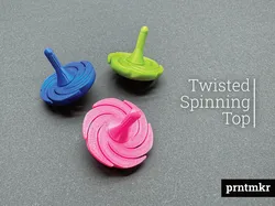 Twisted Spinning Top - Spins like forever
