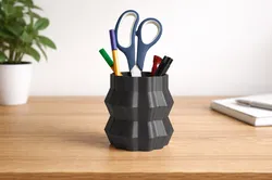 Wavy Pen Holder | Office Desk Organizer