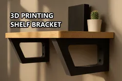 3D Printed Wall Bracket for Shelving
