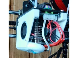 Anycubic Mega fan housing for radial fan, hotend side part