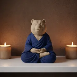 Bear Meditating
