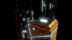 City Buildings Sci-Fi Fantasy Scenery Low-poly