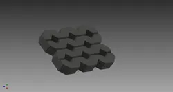 concrete grass panel