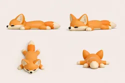 Cute Flexi Desert Fox Keychain