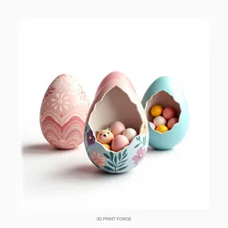 Easter Surprise Eggs Set - 3D Printable STL File