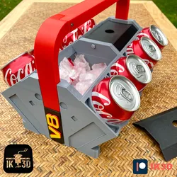 Engine Can Cooler Bundle V4+V6+V8+V12+V16 For Regular And Mini Cans