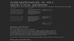 Floor Grate Pack JFG V4 Vol 2 - Grates 12 to 50