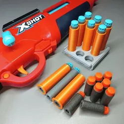 FPS Optimized Shell * Rear Loading * X-Shot Excel Ejector Shell Blaster * Short + Elite Dart